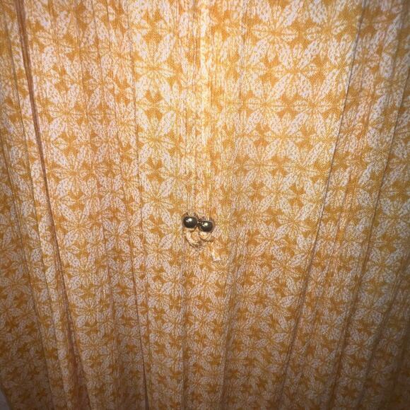 Millennium women’s 3X drop waist Daisy tie-dye drawstring ruffle neckline midi - Picture 6 of 9